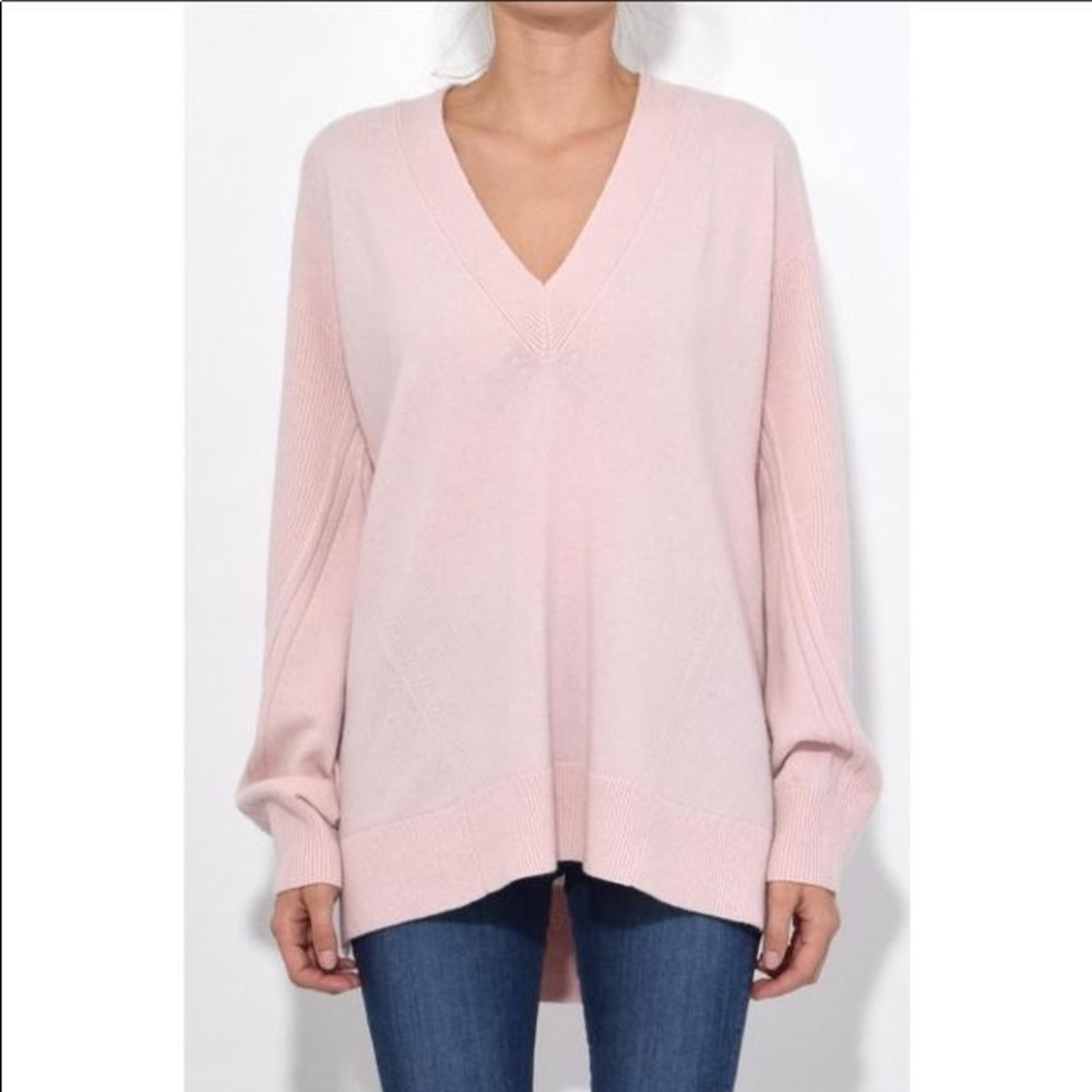 Rag&Bone Pink V-neck Sweater